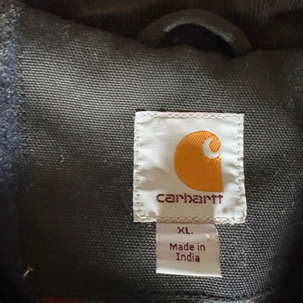 WT Vintage Y2K Carhartt cropped‎ full zip detriot style faded workwear jacket